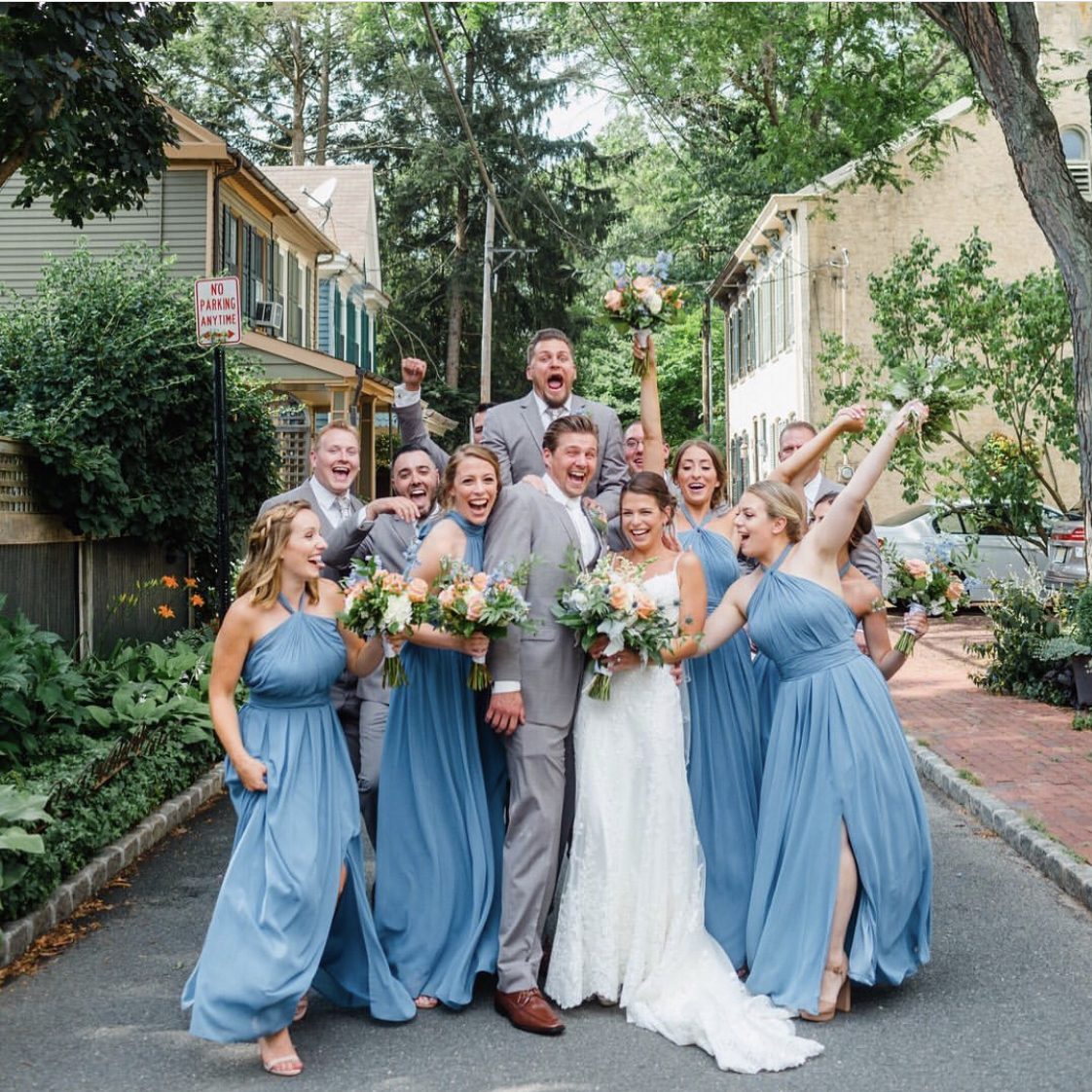 blue-and-gray-wedding-party